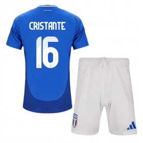 Italien Bryan Cristante #16 Heimtrikot EM 2024 Kurzarm (+ kurze hosen)